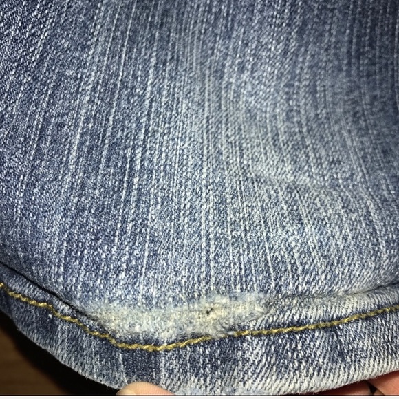 Toxic Distressed Boot Cut Jeans Medium Wash size 3 - Picture 5 of 7